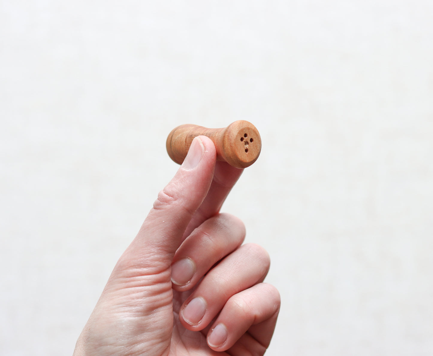 Cherry Wood Needle Felting Tool - holds up to 3 needles