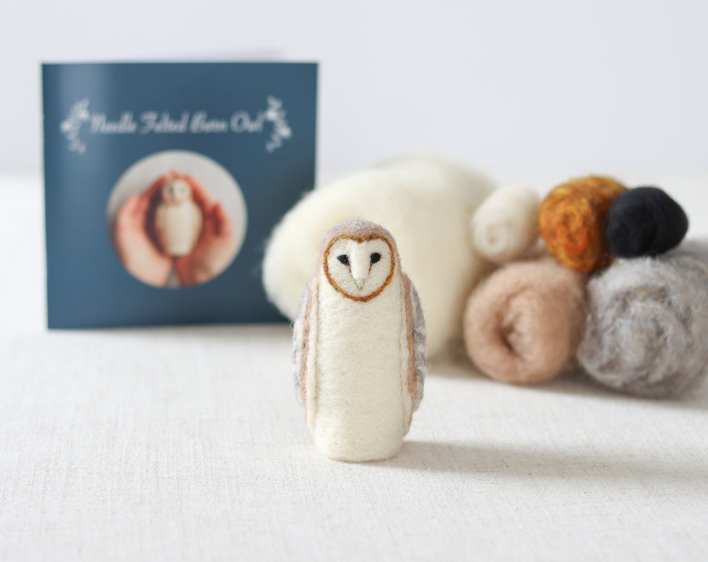 Barn Owl Needle Felting Kit - Intermediate