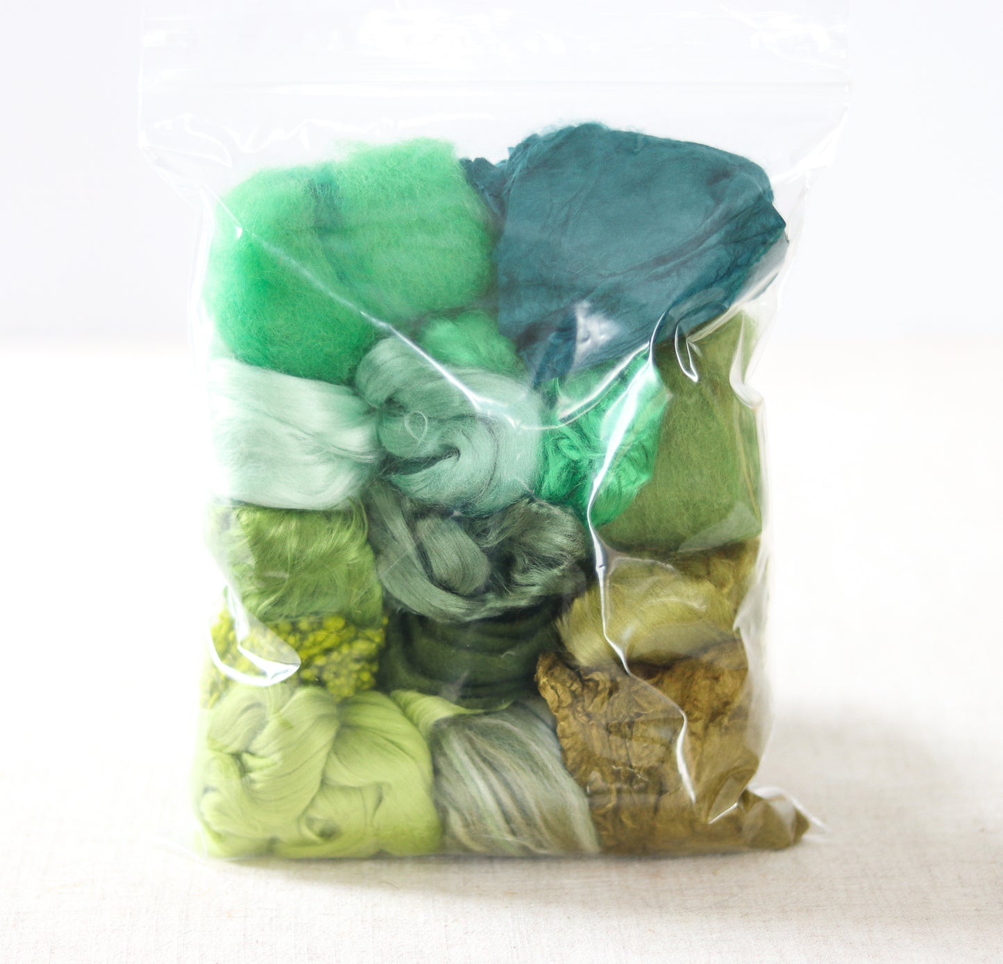 Playful Fibers Sampler for Needle Felting, Wet Felting, and Nuno Felting - Pick your Palette!