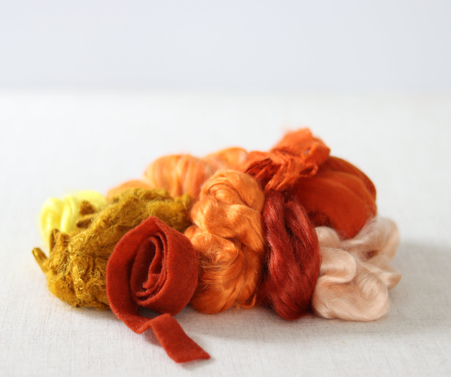 Playful Fibers Sampler for Needle Felting, Wet Felting, and Nuno Felting - Pick your Palette!