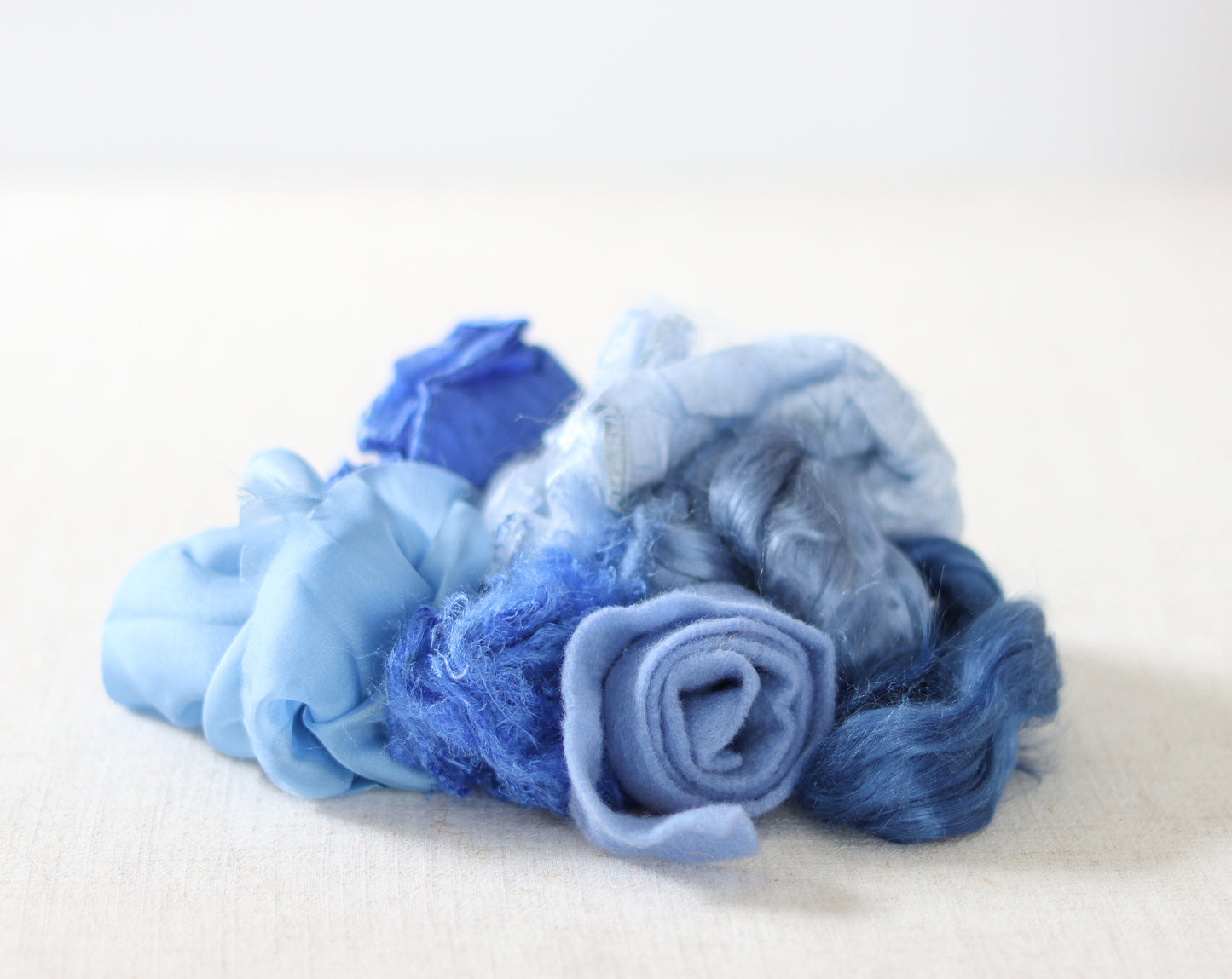 Playful Fibers Sampler for Needle Felting, Wet Felting, and Nuno Felting - Pick your Palette!