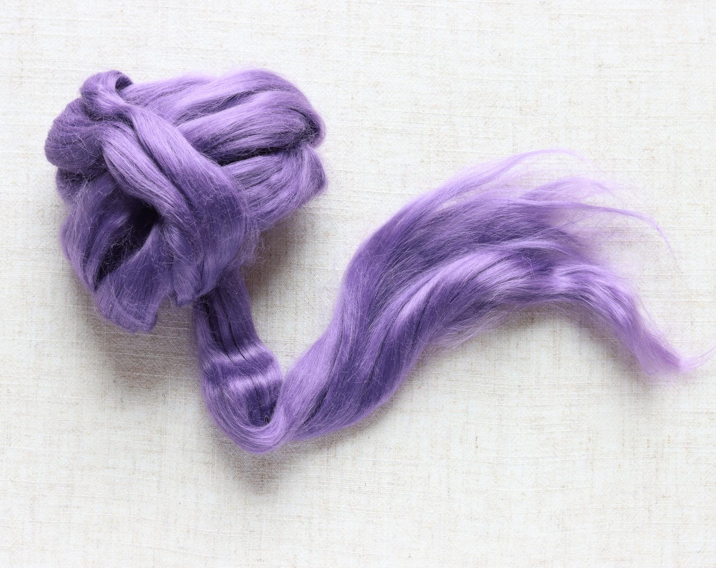 Violet Ramie Fiber for Wet Felting, Needle Felting, and Spinning - 1 oz.
