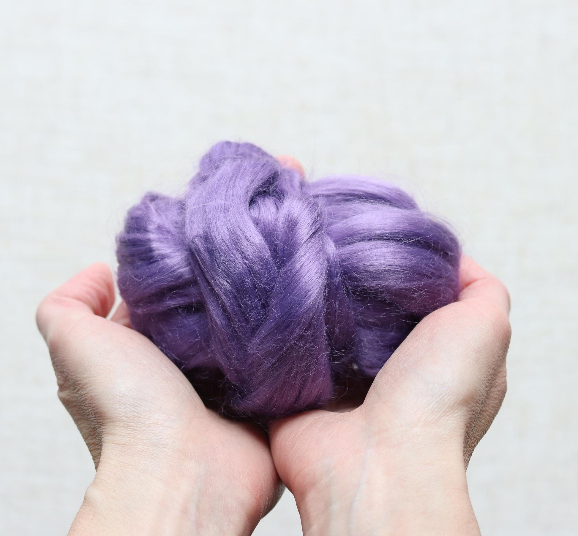 Violet Ramie Fiber for Wet Felting, Needle Felting, and Spinning - 1 oz.