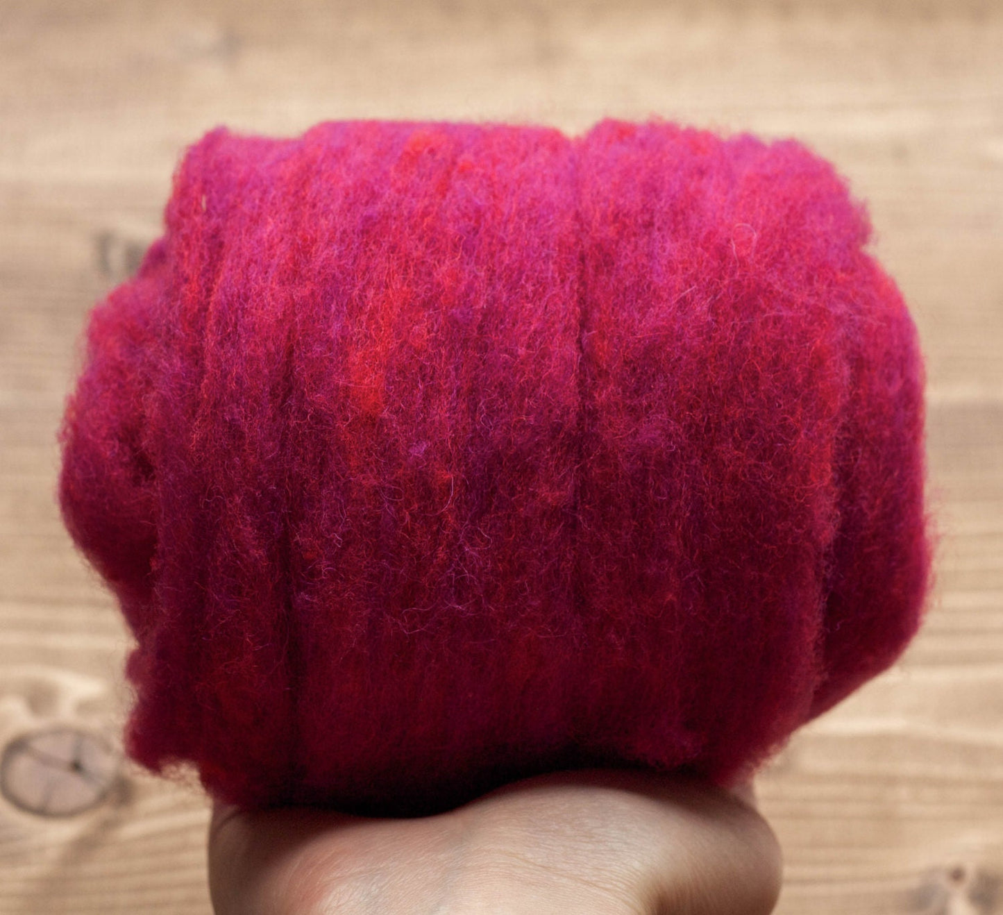 Dark Raspberry Needle Felting Wool, Wool Batting, Batts, Wet Felting, Spinning, Dyed Felting Wool, Fuchsia, Berry, Fiber Art Supplies