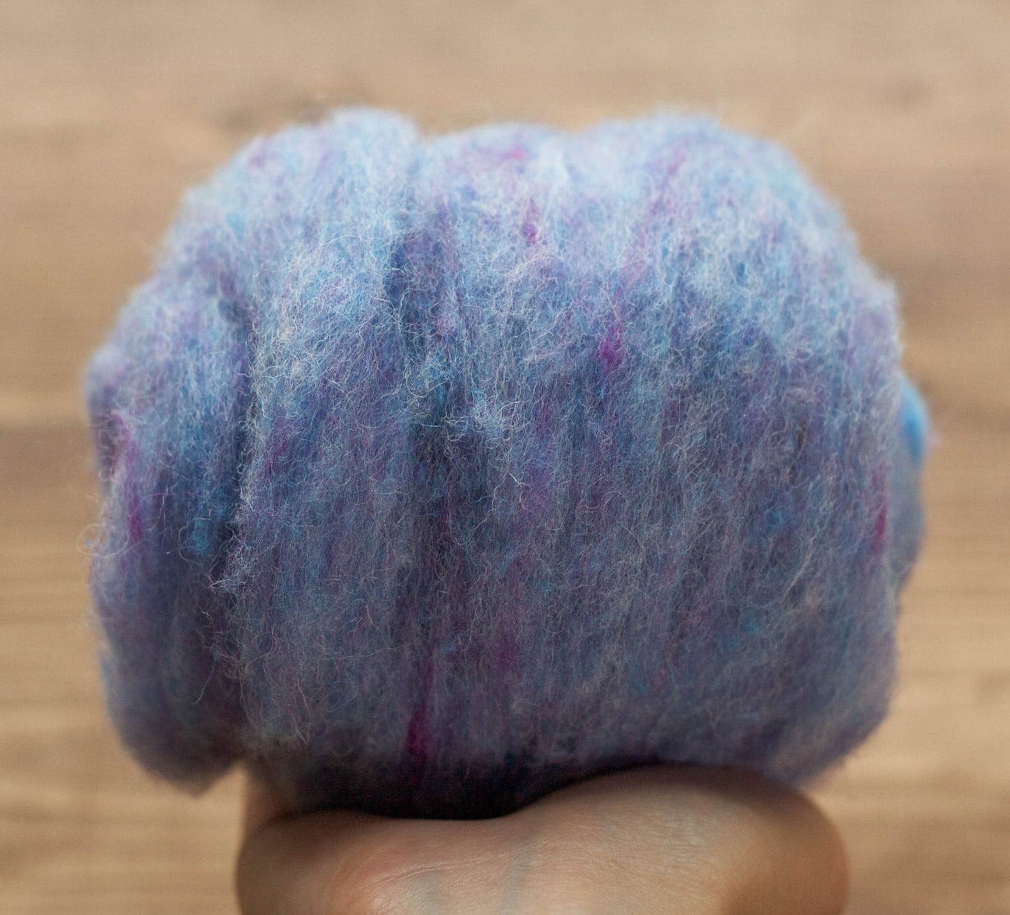 Cornflower Blue - Wool Batting for Needle Felting, Wet Felting, Spinning - 1 oz.