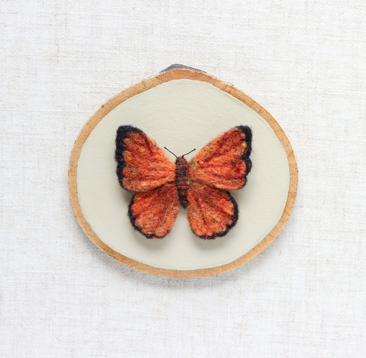 Needle Felted Butterfly - Scarce Copper