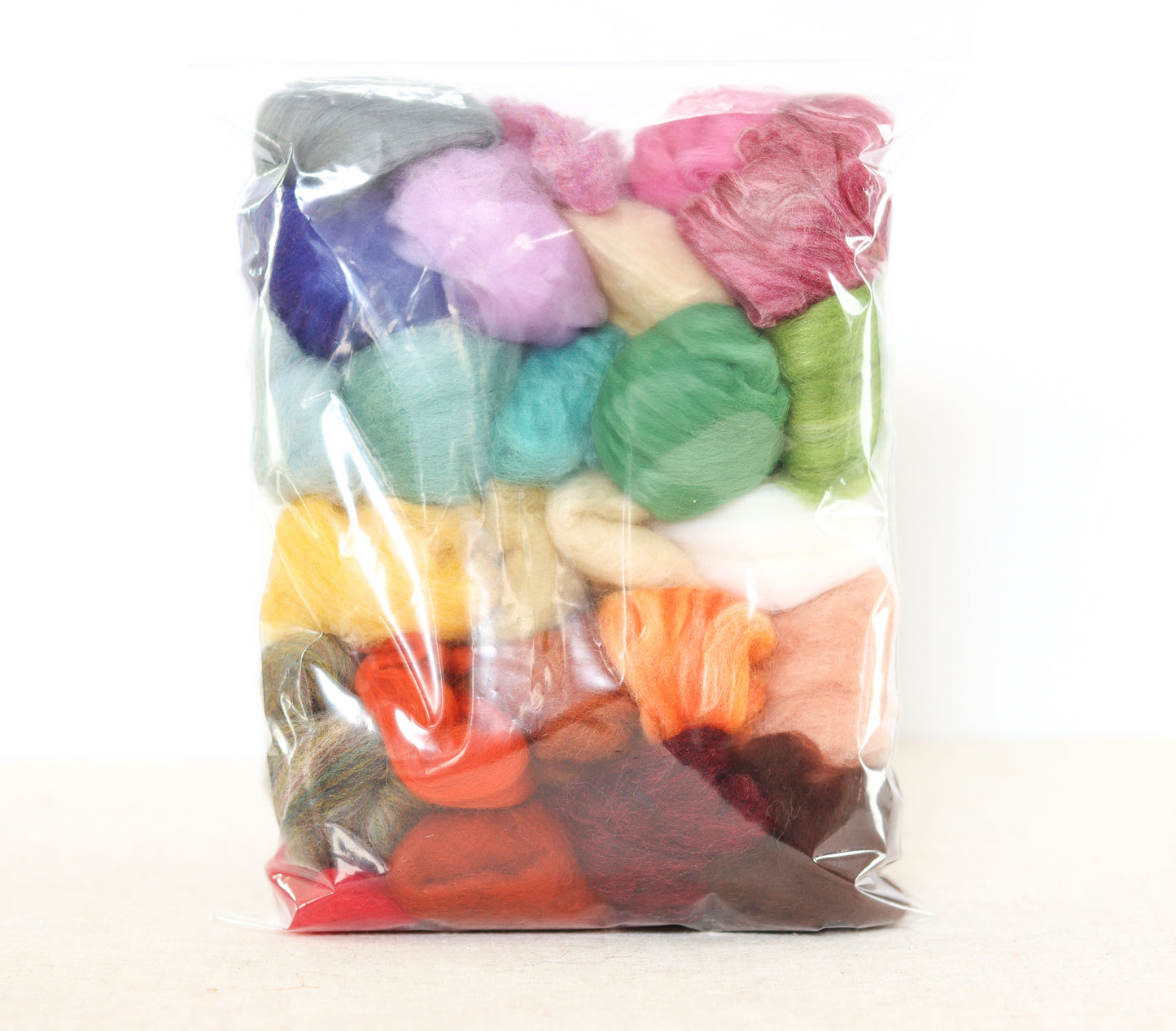 Wool Roving and Batts Surprise Sampler - for Needle Felting, Wet Felting, and Nuno Felting