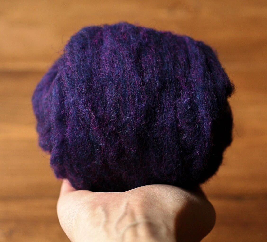 Purple - Wool Batting