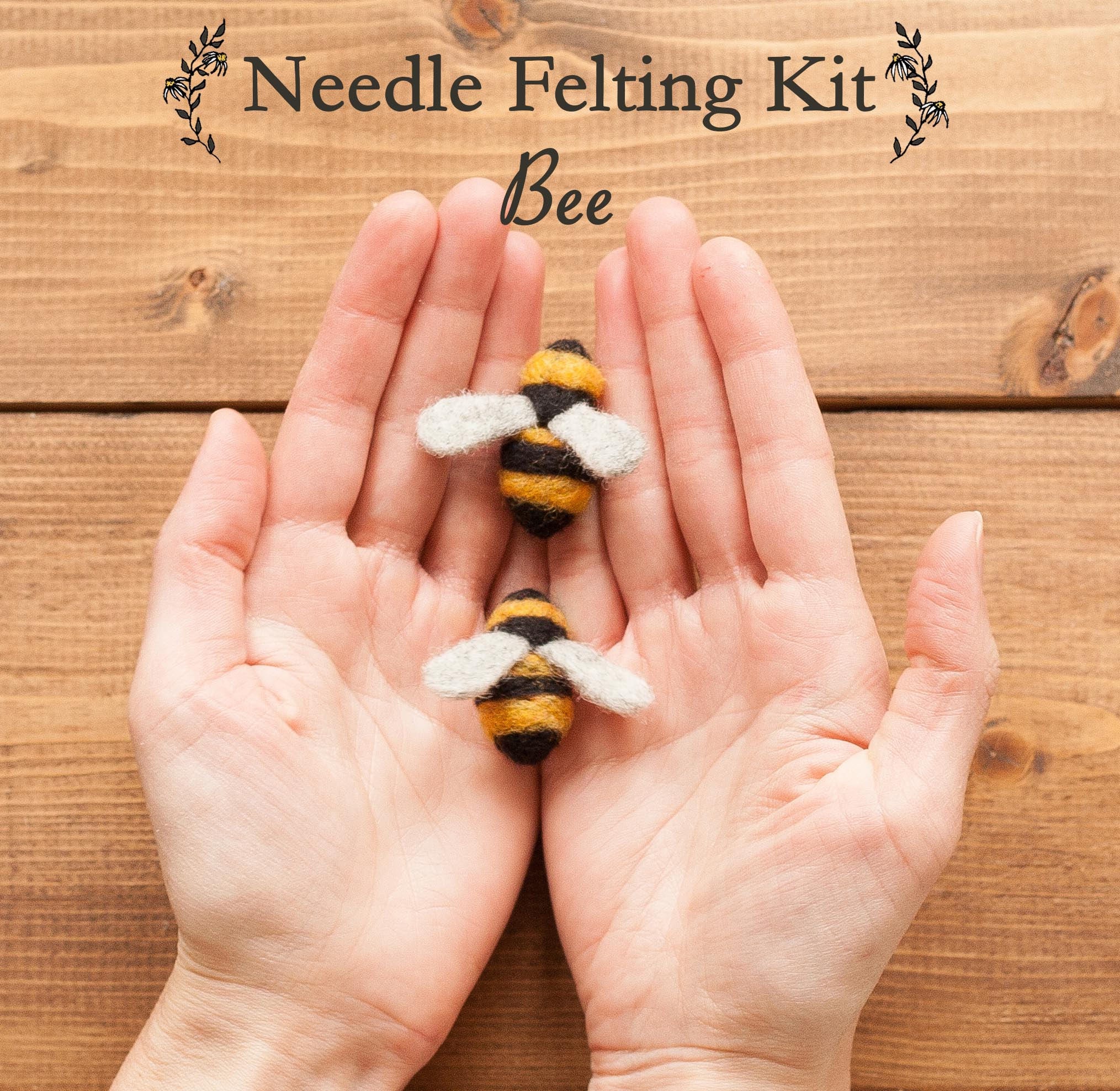 Needle Felting Kit- Bee Hive