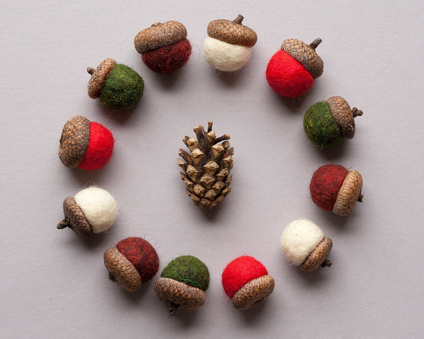 Felted Acorn PDF Instructions - Wet Felting Craft