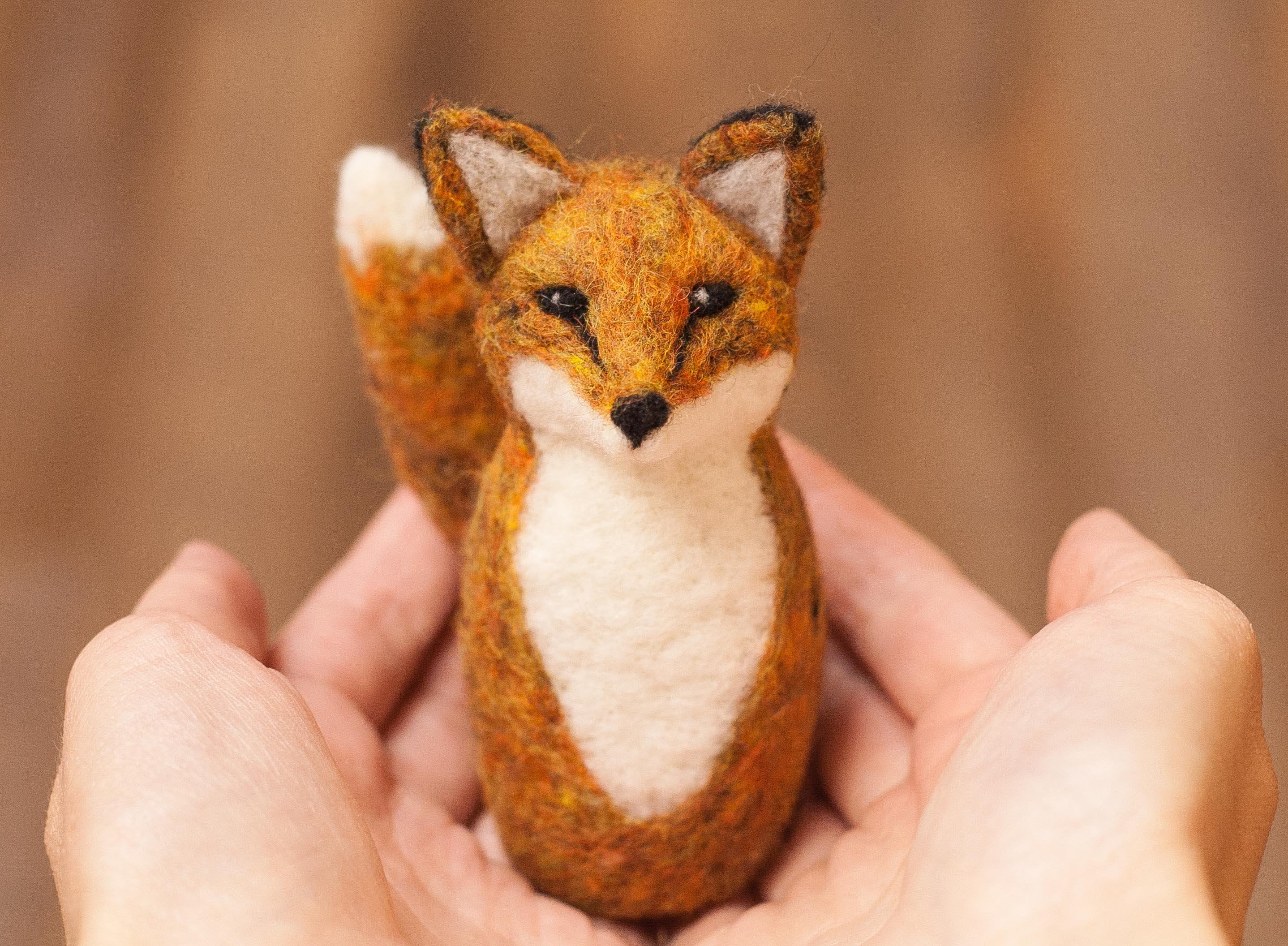 Barn Owl Needle Felting Kit - Intermediate – Grey Fox Felting
