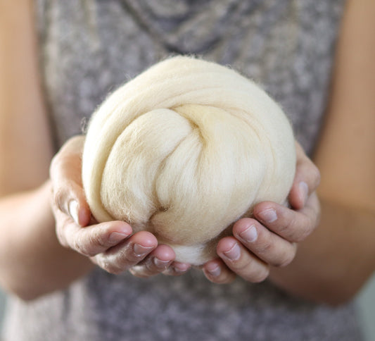 Vanilla - Merino Wool Roving