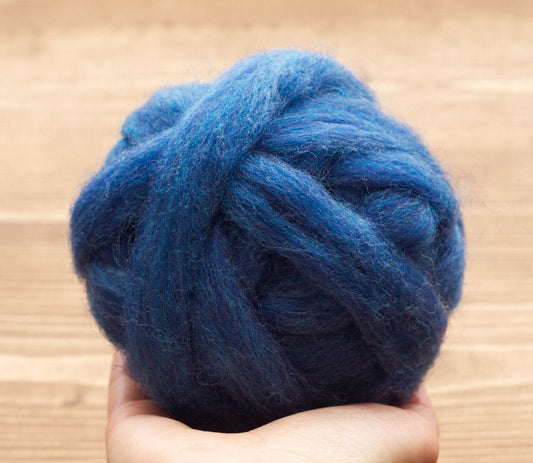 Wild Blueberry - Wool Roving