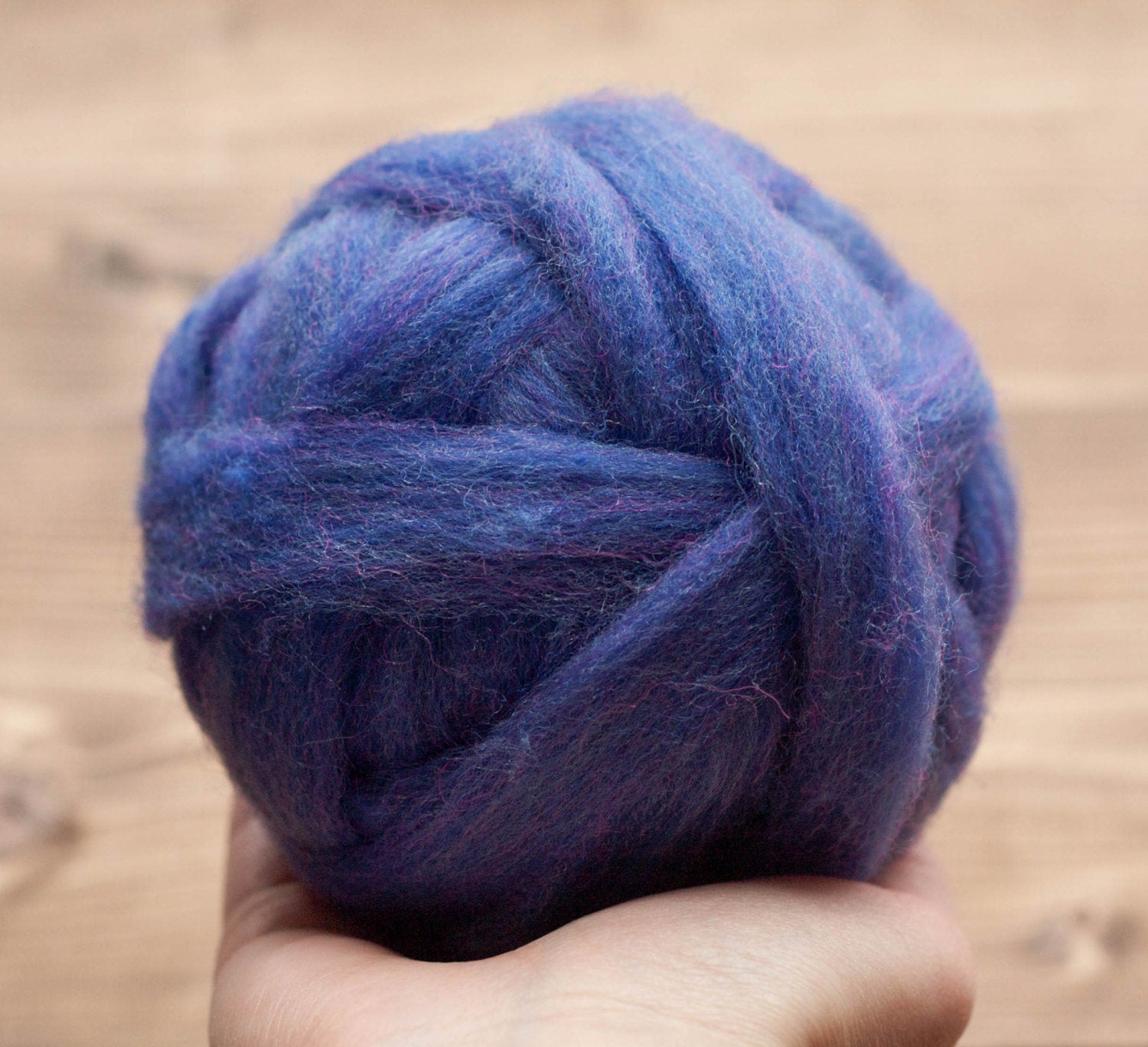 Midnight Blue - Wool Roving – Grey Fox Felting