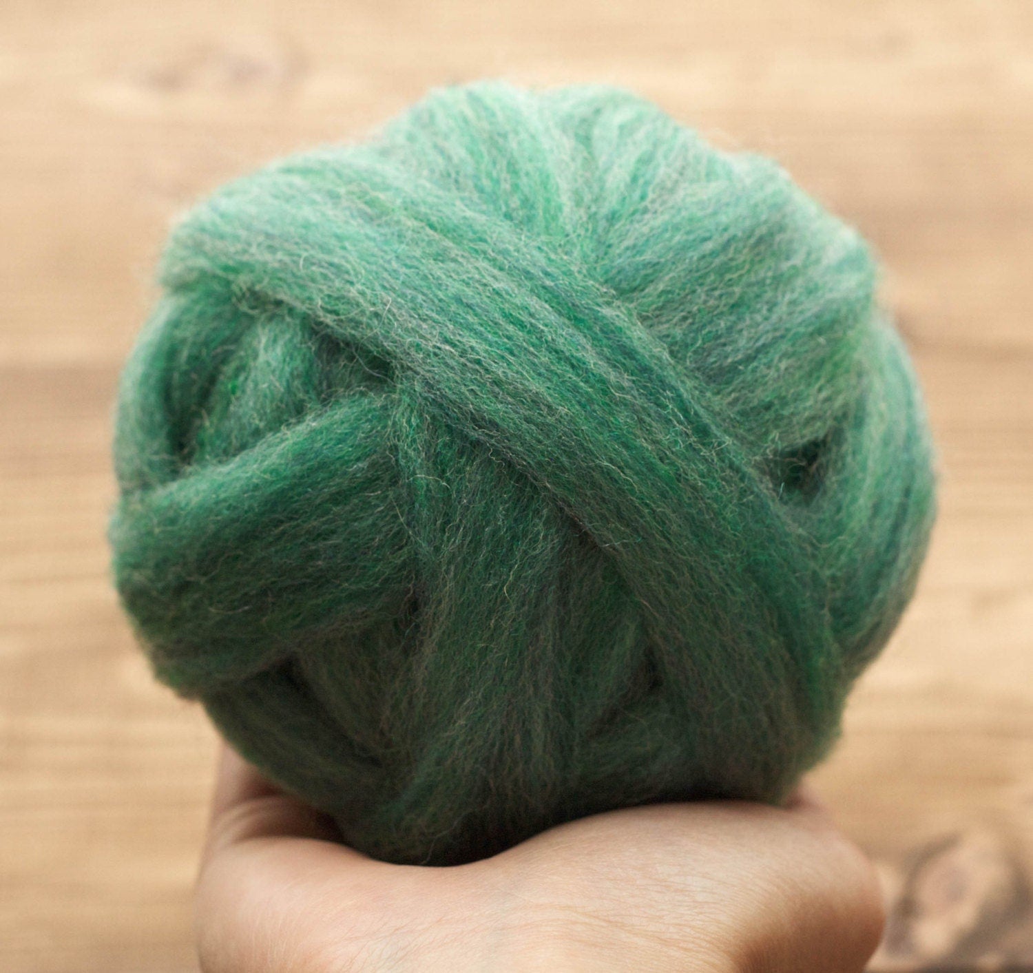 Celedon Green - Wool Roving