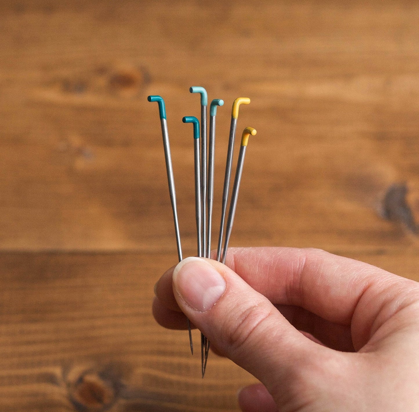 #36T, #38T, #40T - Variety Pack of 6 Color Coded Regular Triangular Needle Felting Needles