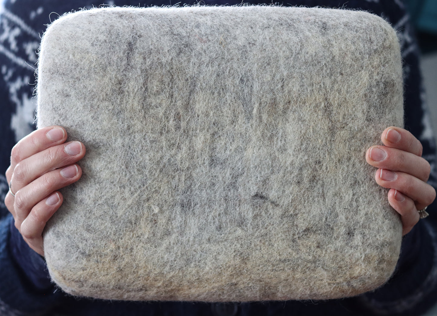 SECONDS SALE - 100% Pure Wool Needle Felting Mat - Large