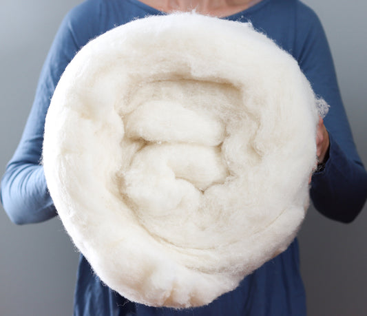 1 lb. Core Wool Batting for Needle Felting