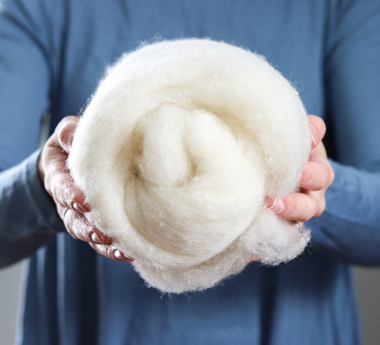 2 oz. Core Wool Batting for Needle Felting