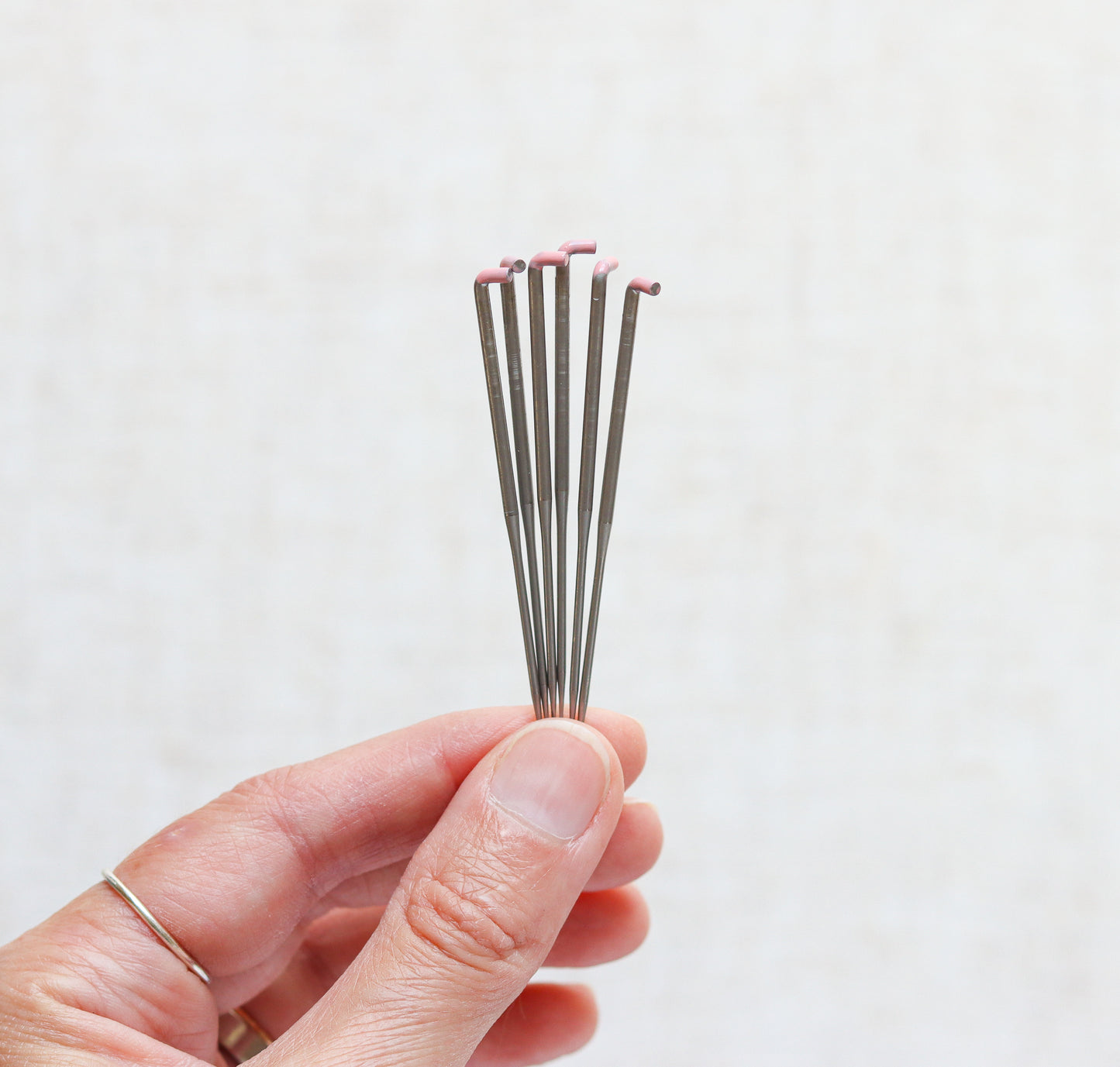 Triangle Felting Needles - 42 gauge - pack of 6 - for smoothing/finishing and fine details