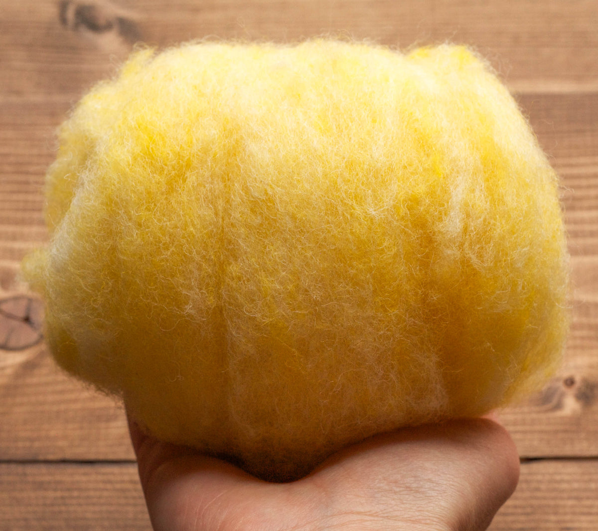 Lemon Yellow - Wool Batting