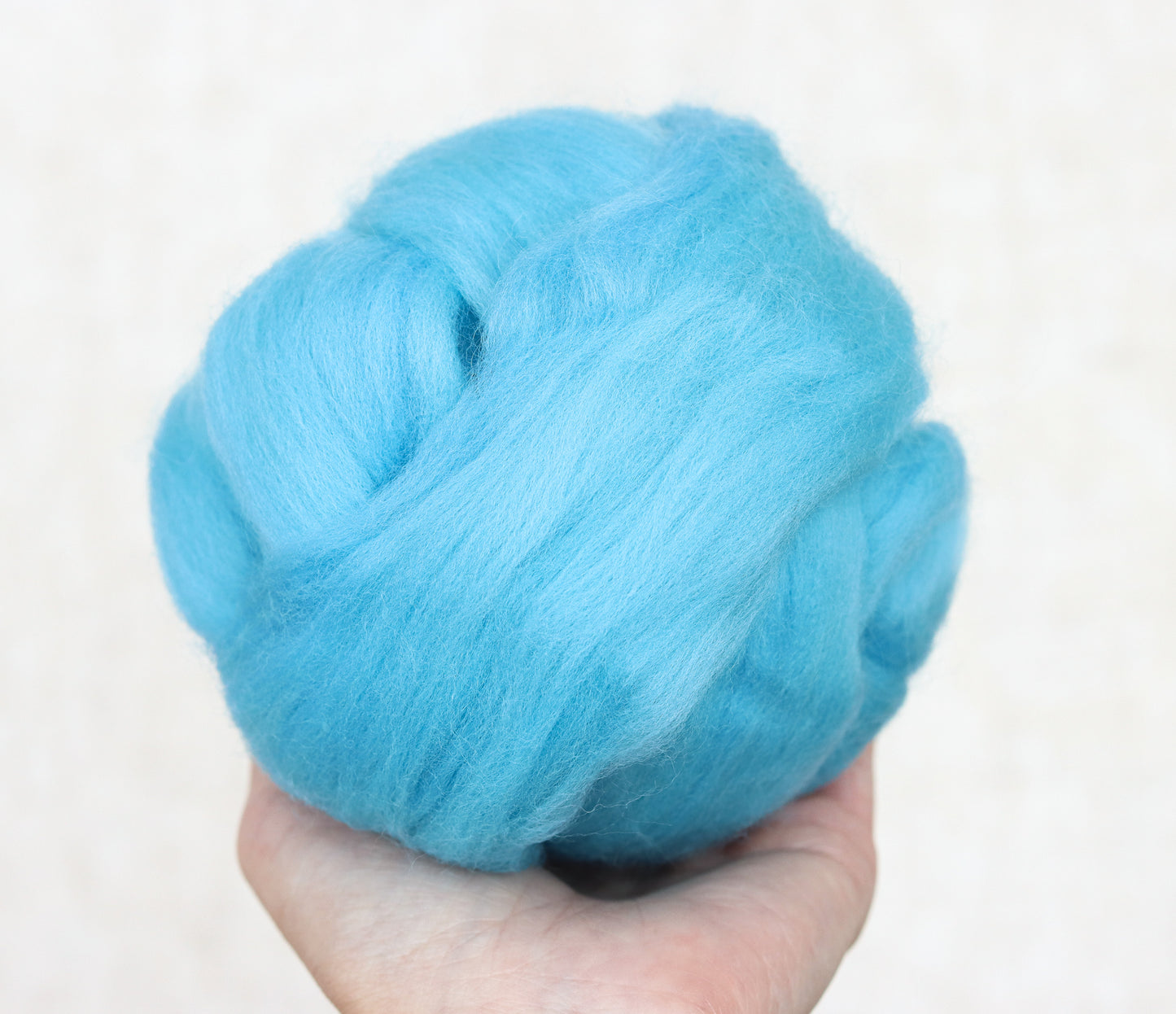 Sky Blue - Merino Wool Roving