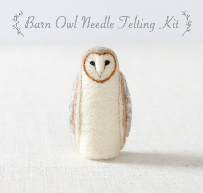 Barn Owl Needle Felting Kit - Intermediate
