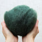 Fir Carded Maori Wool Batting for Needle Felting and Wet Felting - 1 oz.