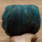 Deep Sea - Wool Batting for Needle Felting, Wet Felting, Spinning - 1 oz.