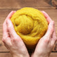 Goldenrod Yellow Carded Wool Batt for Needle Felting, Wet Felting, and Spinning - 1 oz.
