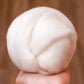 White Corriedale Tops / Roving for Needle Felting, Wet Felting, Spinning, Weaving - 1 oz.