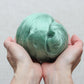 Picnic Green Viscose Roving for Wet Felting, Needle Felting, and Spinning - 1 oz.