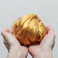 Honey Yellow Ramie Fiber for Wet Felting, Needle Felting, and Spinning - 1 oz.