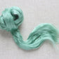 Picnic Green Viscose Roving for Wet Felting, Needle Felting, and Spinning - 1 oz.
