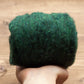 Needle Felting Wool Batting, Evergreen, Forest Green, Batts, Wet Felting, Spinning, Weaving, Dyed Felting Wool, Crafting, Fiber Art Supplies