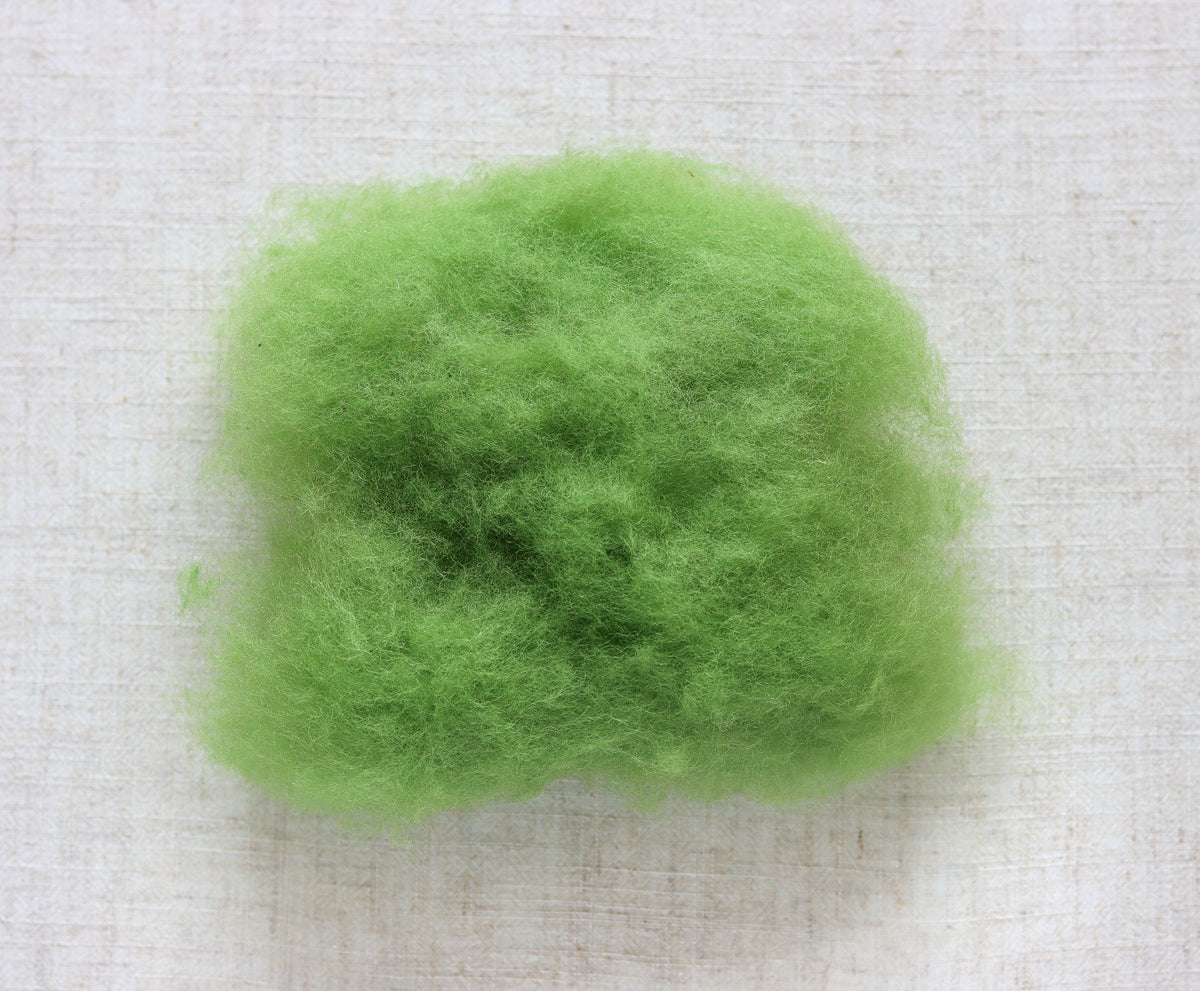 Leaf Carded Maori Wool Batting for Needle Felting and Wet Felting - 1 oz.