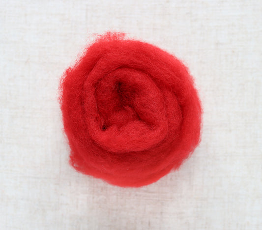 Passion Carded Maori Wool Batting for Needle Felting and Wet Felting - 1 oz.