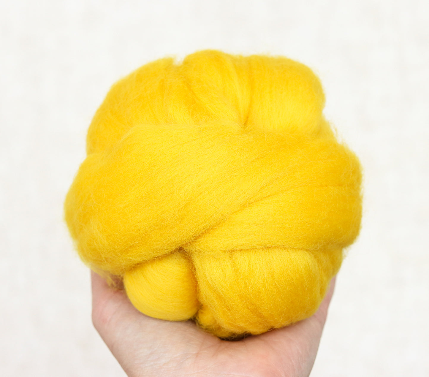 Sunflower Yellow - Merino Wool Roving