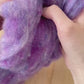 Periwinkle - Wool Batting for Needle Felting, Wet Felting, Spinning - 1 oz.