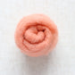 Rouge Carded Maori Wool Batting for Needle Felting and Wet Felting - 1 oz.
