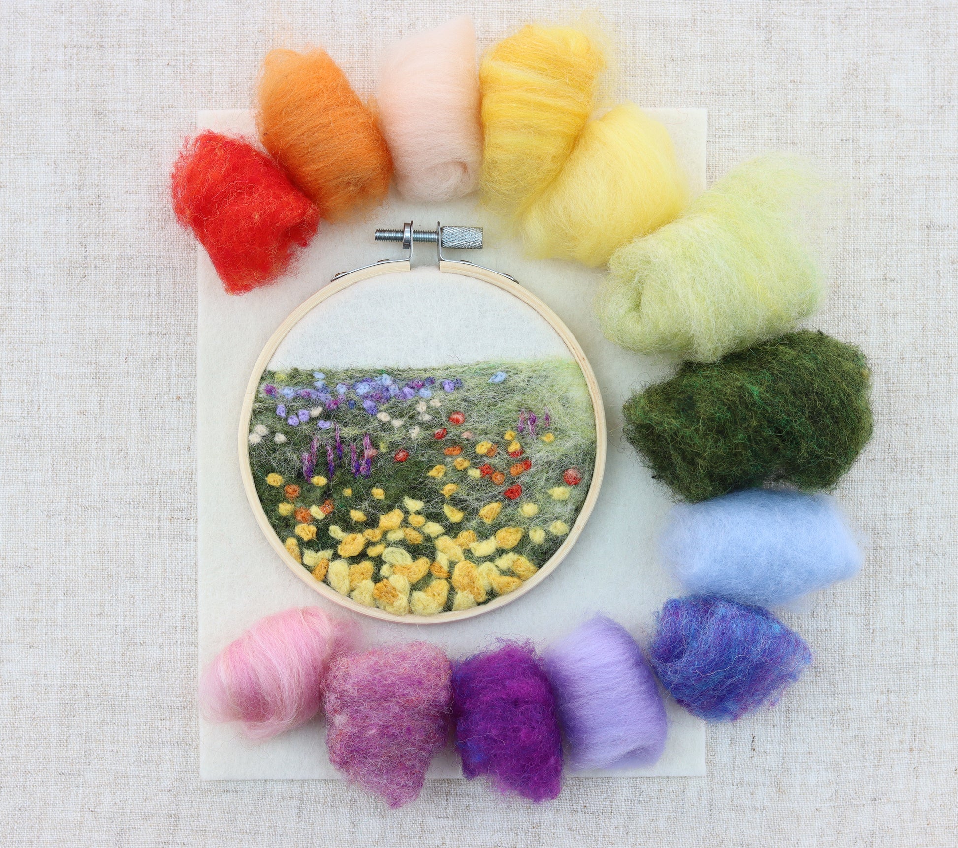Plant Dyed Wool for Needle Felting (Earth Tones) – Mouse in the House Shop