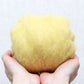 Sunflower Carded Maori Bergschaf Wool Batting for Needle Felting and Wet Felting - 1 oz.