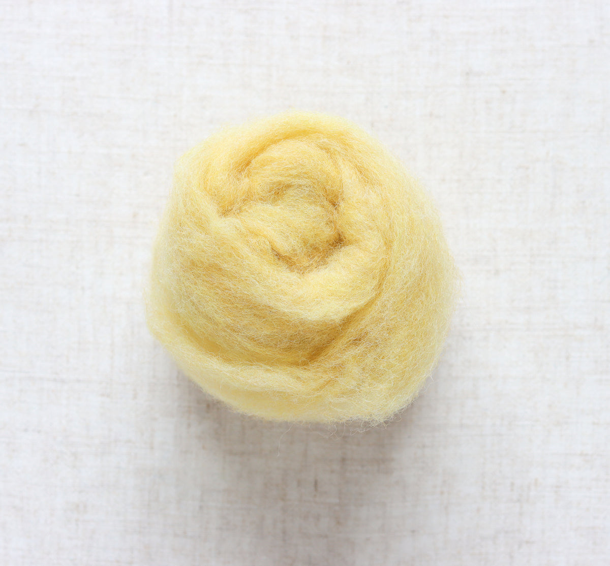 Sunflower Carded Maori Bergschaf Wool Batting for Needle Felting and Wet Felting - 1 oz.