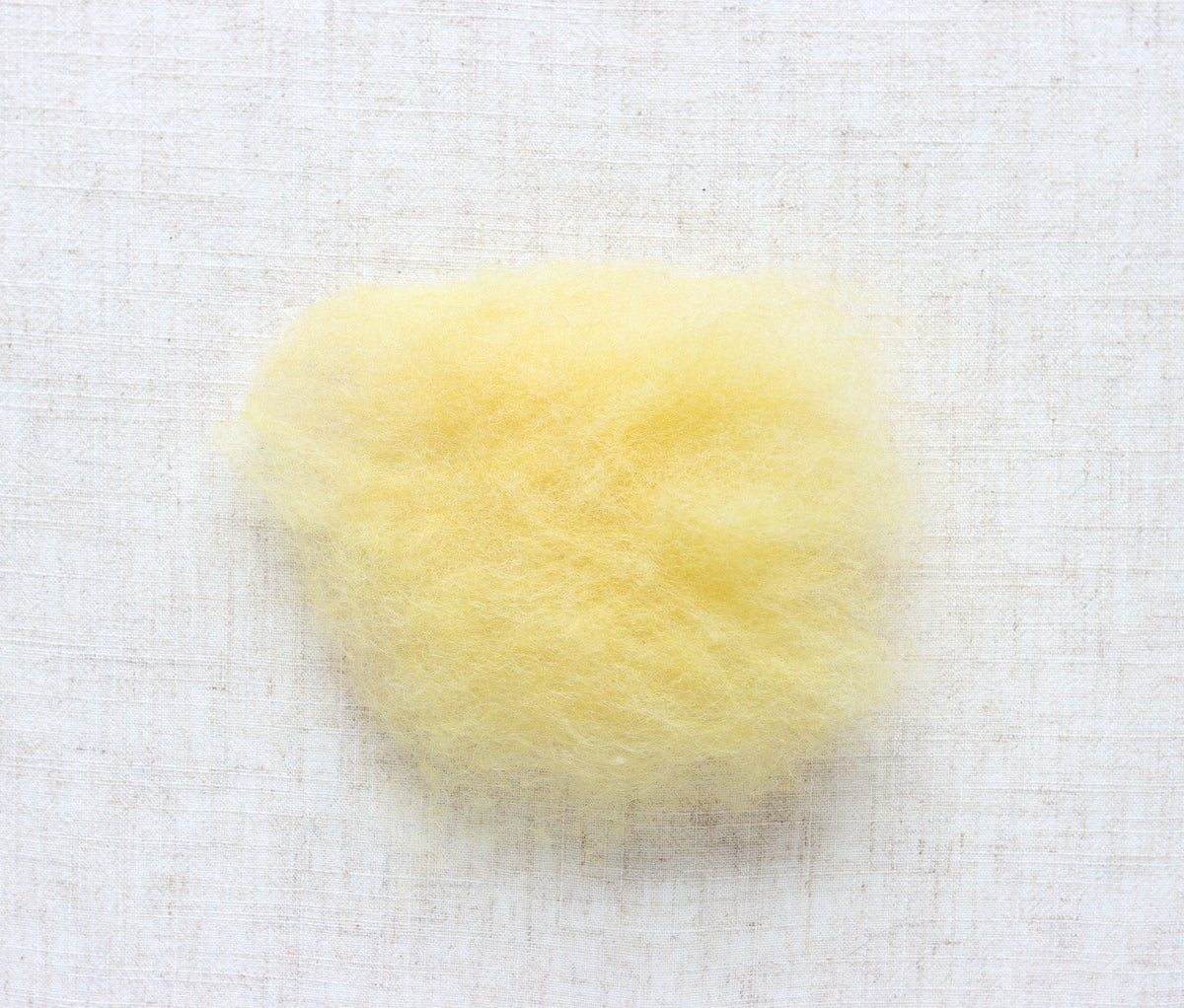 Sunflower Carded Maori Bergschaf Wool Batting for Needle Felting and Wet Felting - 1 oz.