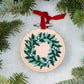 Needle Felted Wreath Ornament