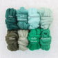 Greens - Wool Roving Sampler