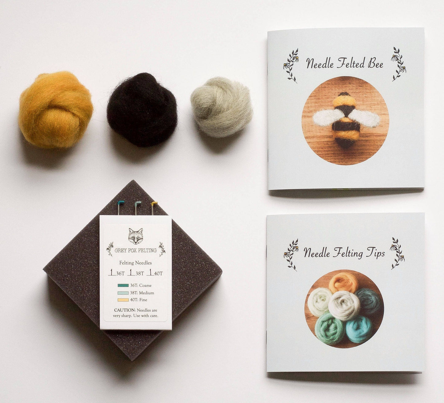 Bees - Needle Felting Kit - Beginner