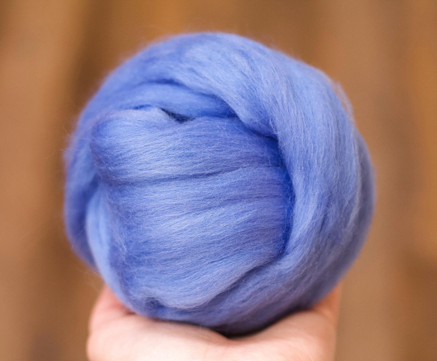 Morning Glory Blue - Merino Wool Roving