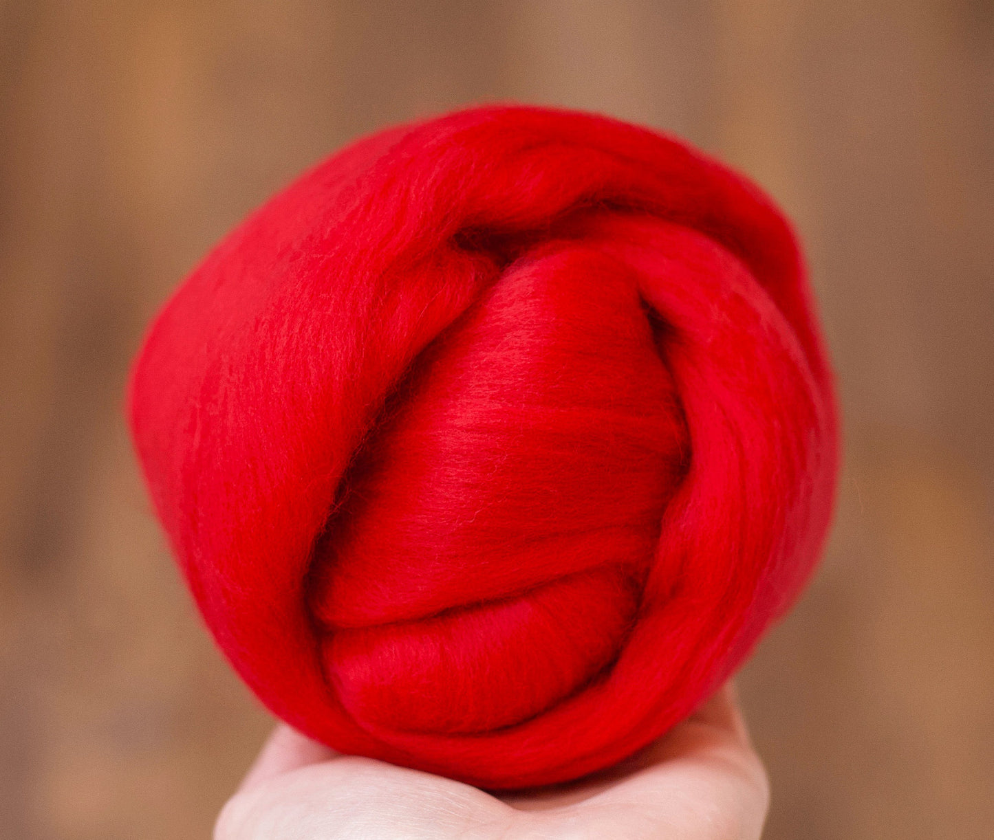 Red - Merino Wool Roving