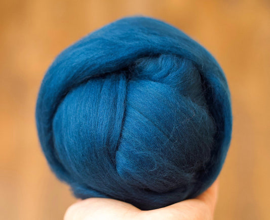 Twilight Blue - Merino Wool Roving